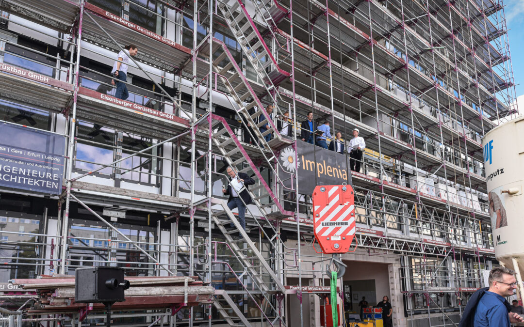 Rohbau fertiggestellt – der neue LUCAS Firmensitz nimmt Gestalt an.